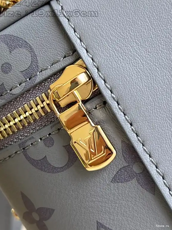 Affordable VUITTON Vanity CM LOUIS Pouch-19 x 11.5 6.5 x Chain 0615